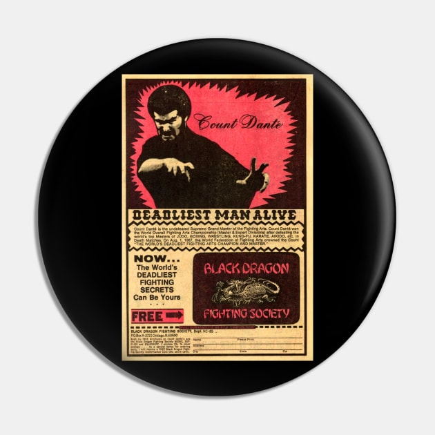 Count Dante Deadliest Man Alive Pin by Pop Fan Shop