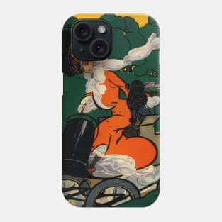 The Graceful Cyclist: A Bygone Era Phone Case