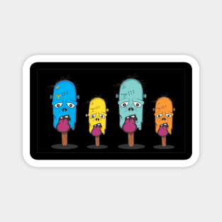 Zombie Ice-cream Magnet