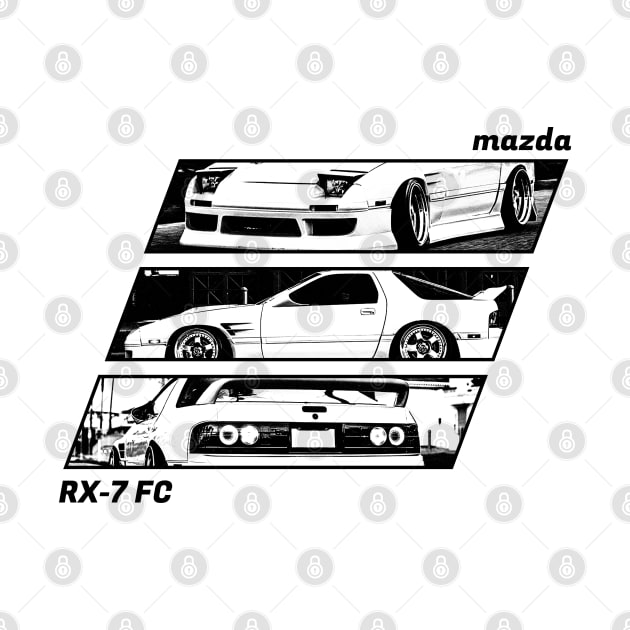 MAZDA RX-7 FC Black 'N White Archive 2 by Cero