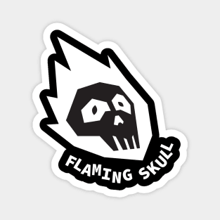 Flaming Skull Magnet