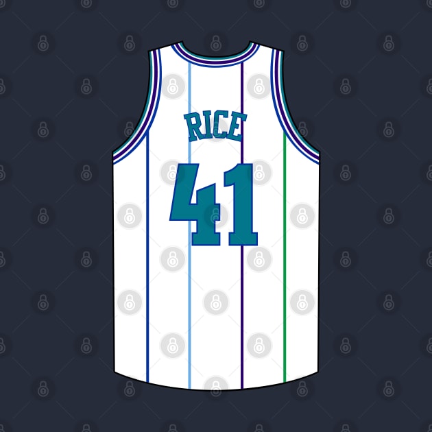Glen Rice Charlotte Jersey Qiangy by qiangdade