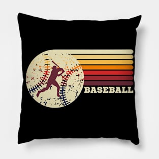 BASEBALL vintage Pillow