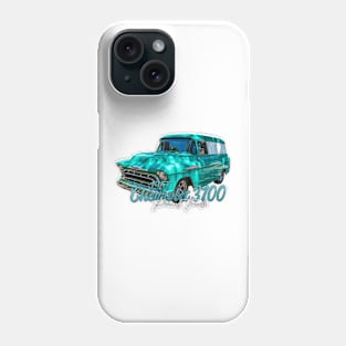 1957 Chevrolet 3100 Panel Truck Phone Case