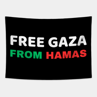 FREE GAZA FROM HAMAS Tapestry