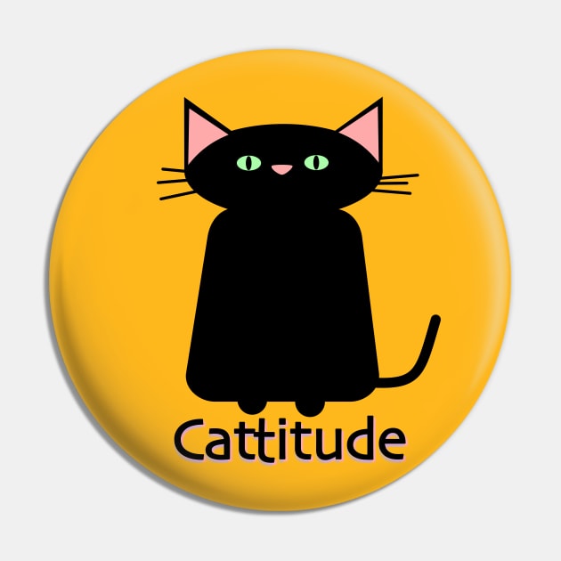 CatTitude Pin by Javisolarte
