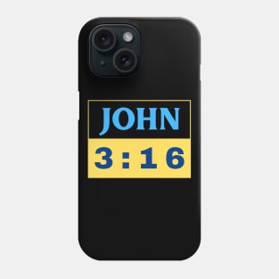 Bible Verse John 3:16 | Christian Phone Case