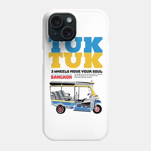 Tuk Tuk Bangkok Thailand Transportation Phone Case by KewaleeTee