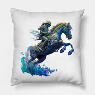 Ron Turcotte rides the legend Secretariat Pillow