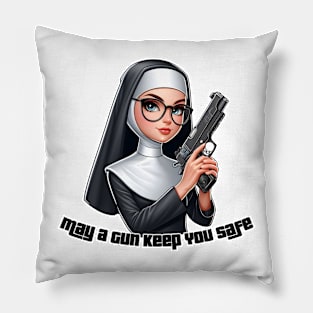 Gun Bless You Pillow