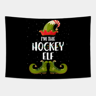 Im The Hockey Elf Christmas Tapestry