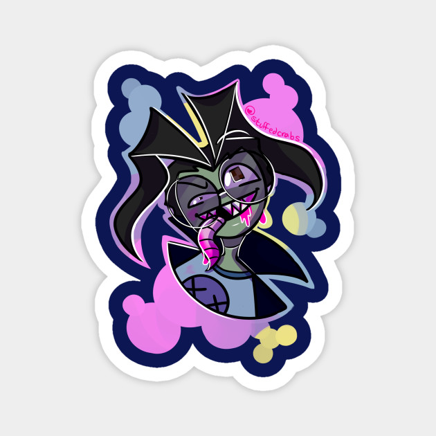 Zib Invader Zim Magnet Teepublic