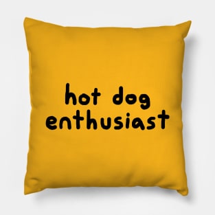 Hot Dog Enthusiast Pillow
