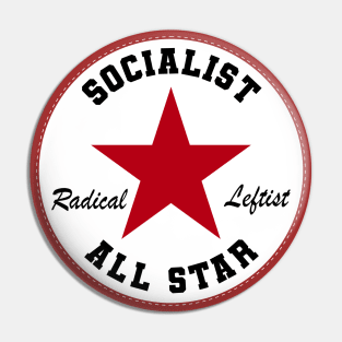 Socialist All Star Pin