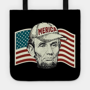 4th of july  - abraham - merica Tote