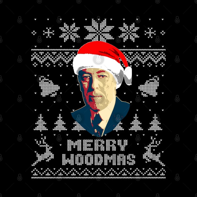 woodrow wilson Funny Merry Christmas by Nerd_art