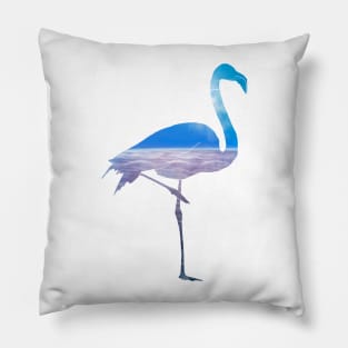 Flamingo silhouette Pillow