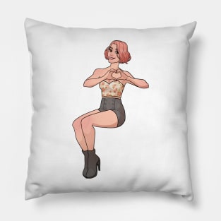 Pinned Heart Pillow