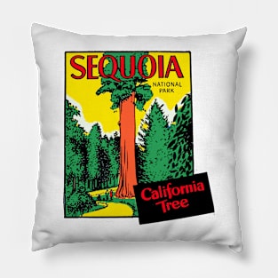 SEQUOIA NATIONAL PARK Vintage Style Pillow