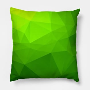 green and yellow Pillow