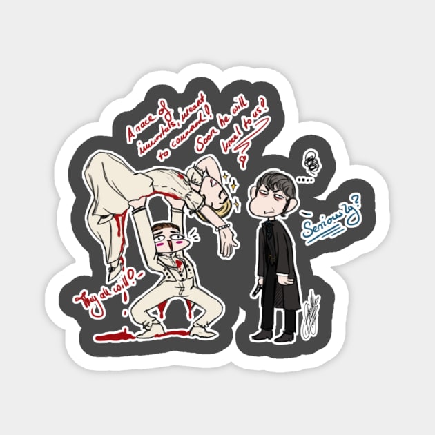 Penny Dreadful - Seriously? Magnet by Clarice82art