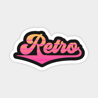 Retro Typography Magnet