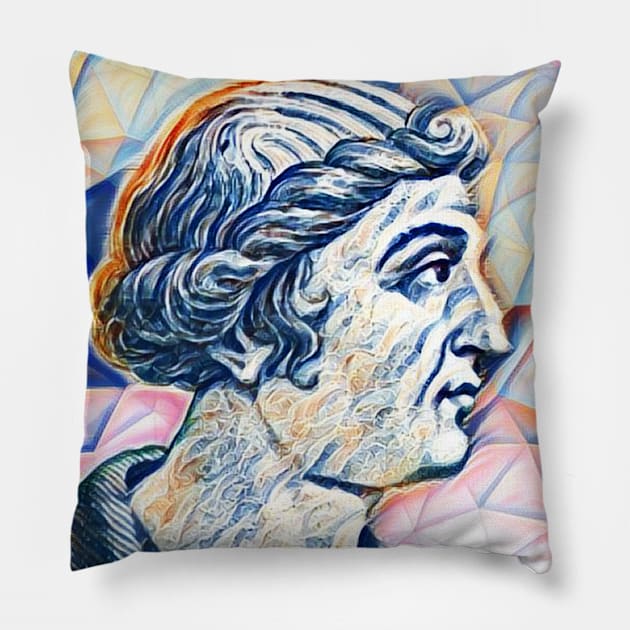 Cassius Dio Portrait | Cassius Dio Artwork 12 Pillow by JustLit