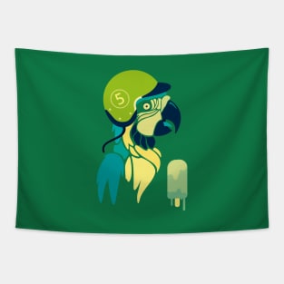 Summer Parrot Tapestry