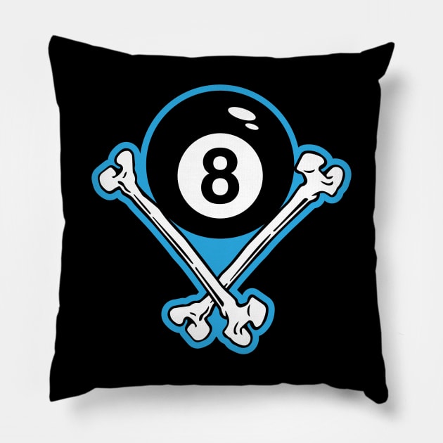 V8 Bones Pillow by artwork-a-go-go