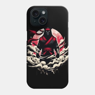 Cool Ninja Bear Japanese Retro Vintage Style Phone Case