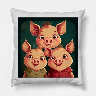 Three Pigs Pillow