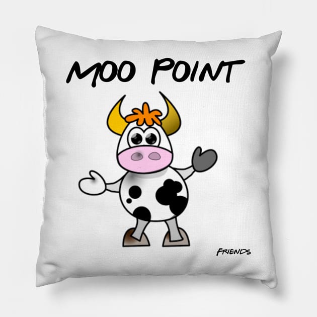 Moo Point Pillow by AndythephotoDr