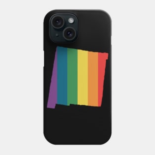 New Mexico State Rainbow Phone Case