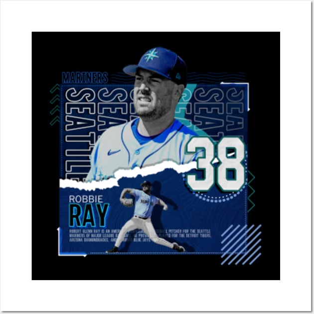 Robbie Ray Baseball Edit Mariners - Robbie Ray - Posters and Art