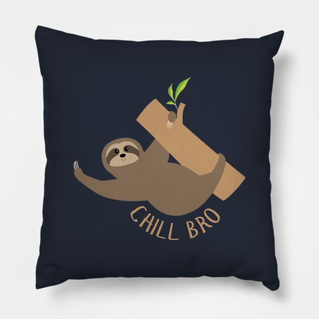 Chill Bro Pillow by NotoriousMedia