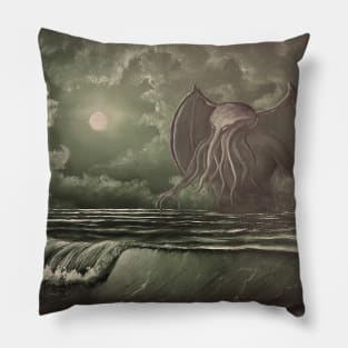 Cthulhu Seascape Pillow