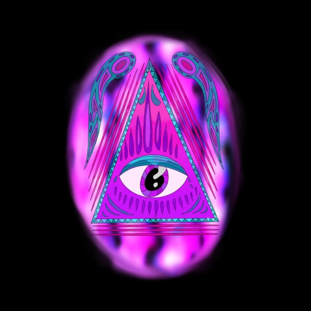 Evil Eye in Pyramid by SchlockHorror