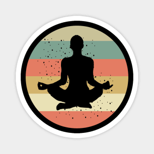 Meditation vintage Magnet