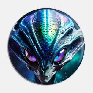 Space Alien Pin