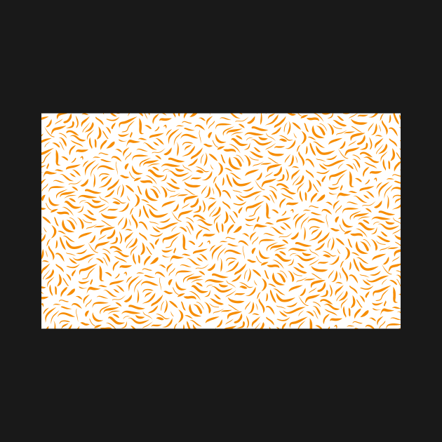 Abstract Orange and White Design by annaprendergast