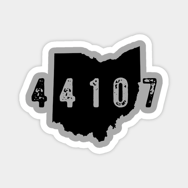 44107 Lakewood Ohio Magnet by OHYes