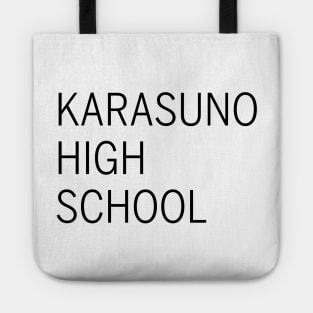 Karasuno Practice Shirt Design Tote