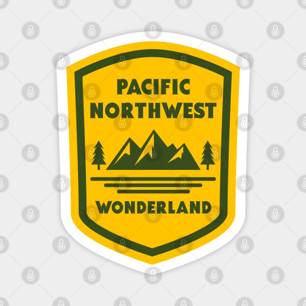 Pacific Northwest Magnet by happysquatch