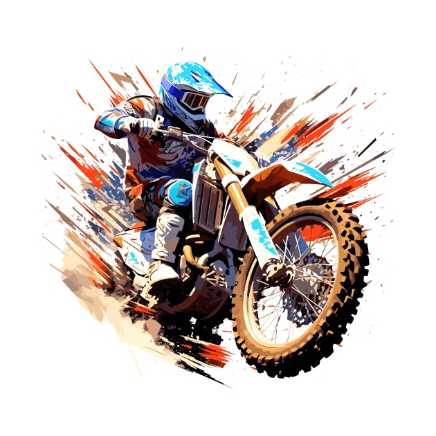 Moto Racing Fast Speed Competition Abstract by Cubebox