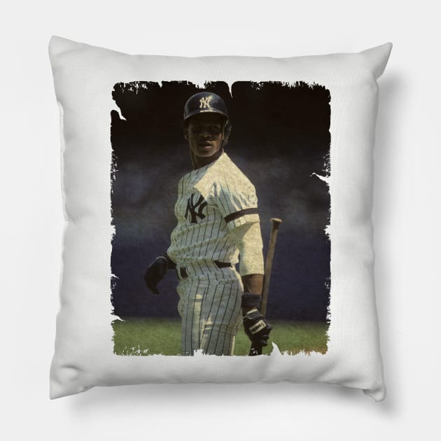 Rickey Henderson in New York Yankees Pillow by PESTA PORA