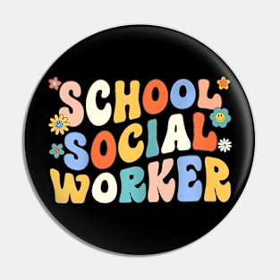 Groovy School Social Worker Coping Skills Back To School Pin