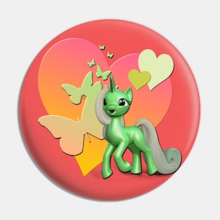 Pastel Unicorn Love Pin