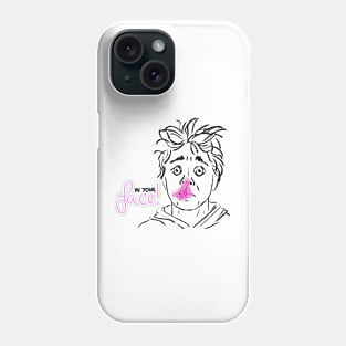 In your face! bubble gum Phone Case