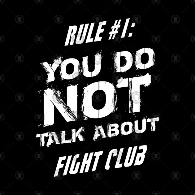 Fight Club Fight Club Pillow Teepublic