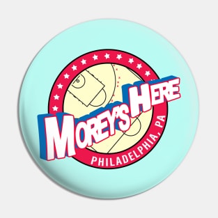 Morey's Here Pin